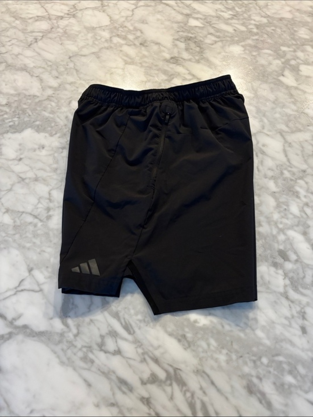 Adidas black D4T 7” Performance Shorts